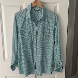 L.L. Bean Blue Button Down Shirt